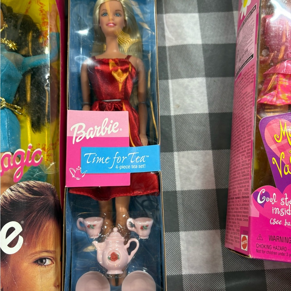 Mattel Barbie Tea Party Doll in Red Dress